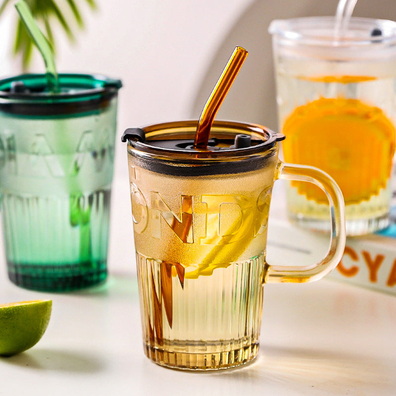 Lot de 4 Mugs avec Paille