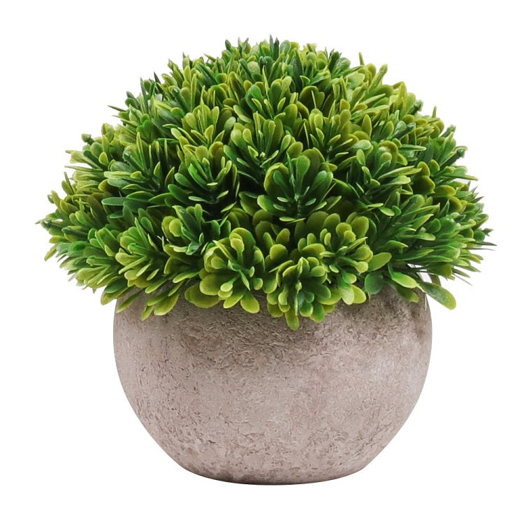 Mini Pot de Fleur Artificielle (2 PCS)