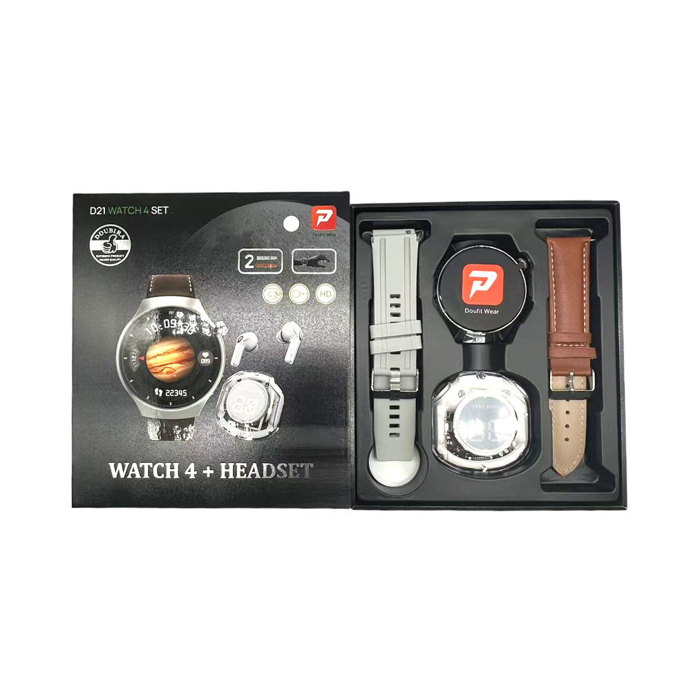 Montre Connectée 2 Manches (avec écouteurs sans fil)