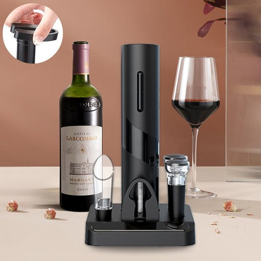 Coffret Ouvre-vin Électrique (4 Pièces)