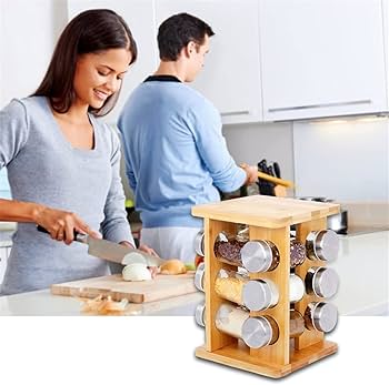 Boîtier Multi-Épices Rotatif (12 pieces)