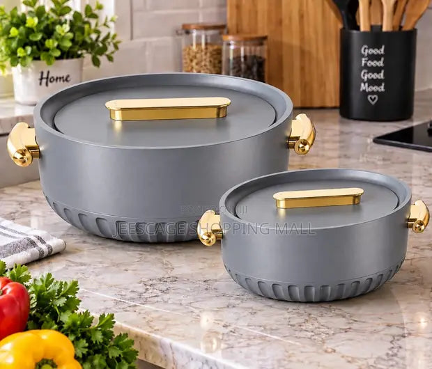 Duo de Marmites de Table Isothermes