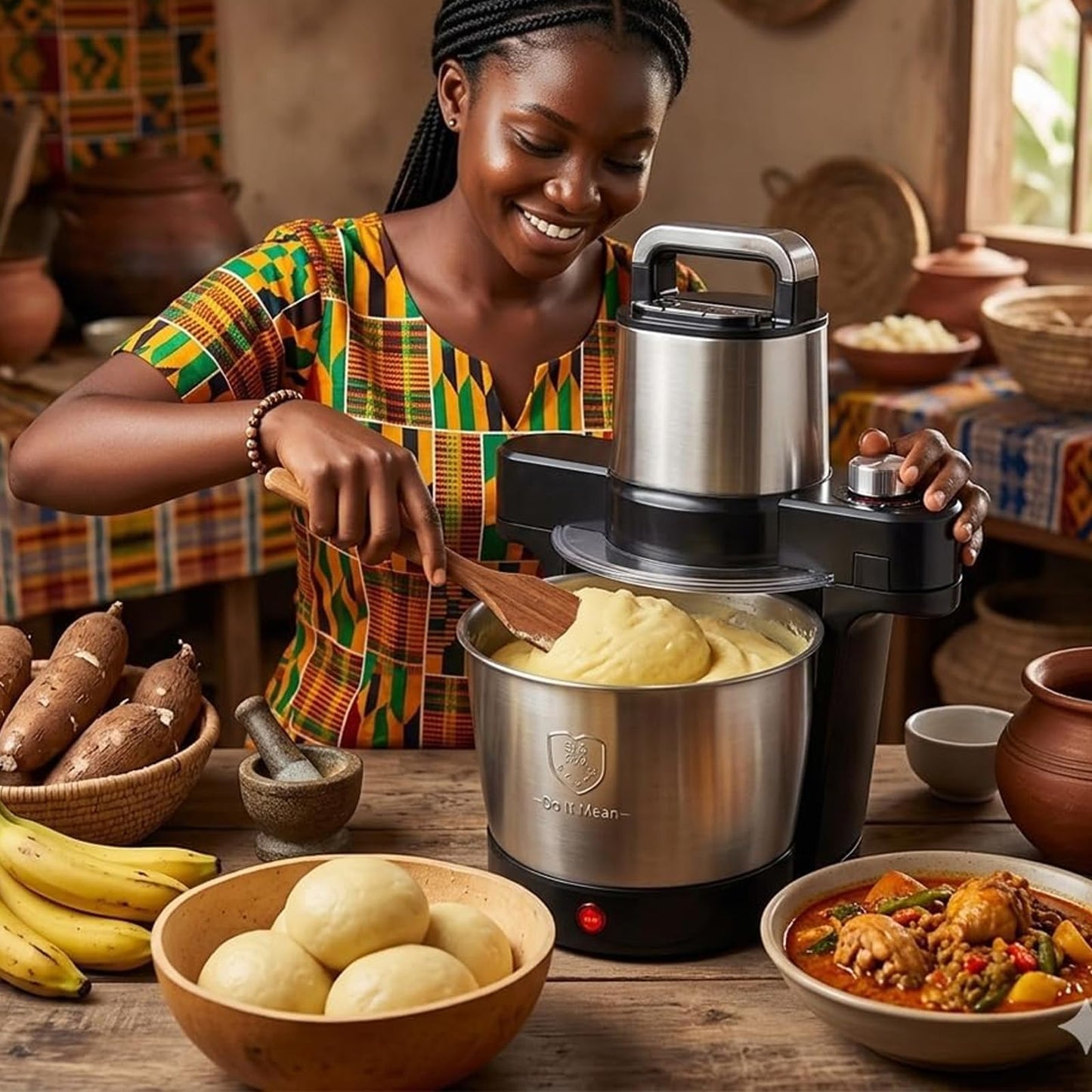 MACHINE À FOUTOU – BANANE & MANIOC