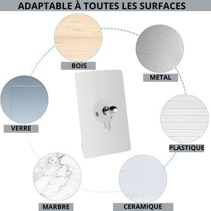 CROCHETS MURAUX SUPER RESISTANTS (Lot de 20 pieces)