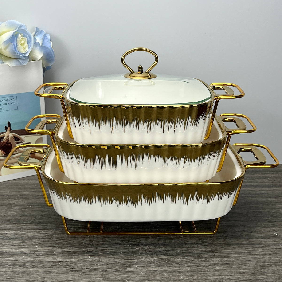 Trio de Marmites de Table Premium