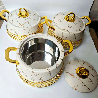 SOUPIERES DE TABLE HAUT DE GAMME – 3 PCS