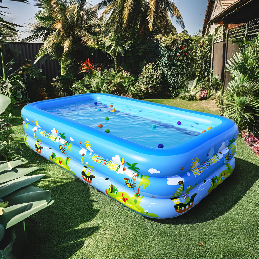 Piscine Gonflable 262 × 175 × 60 cm