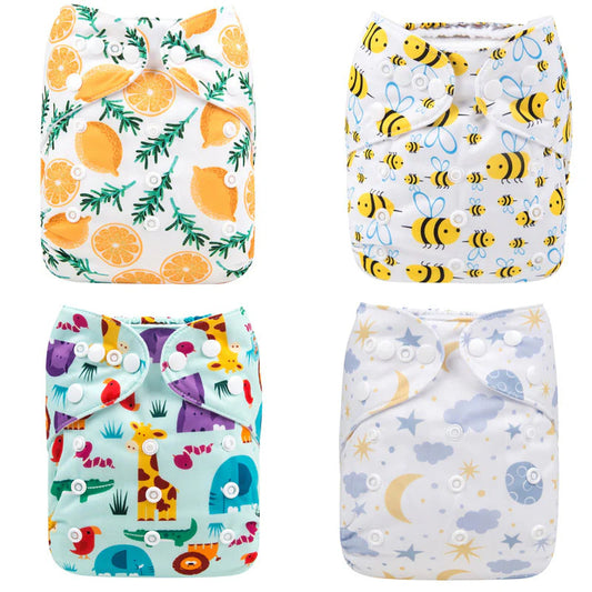 Couches Réutilisables pour Bébé (Lot de 3 pièces)